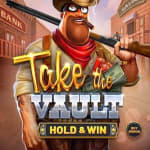 El logo de la Take The Vault Hold & Win tragamonedas